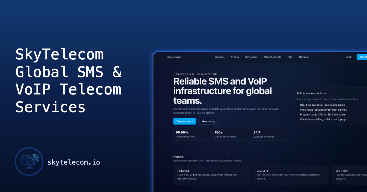 SkyTelecom | Global SMS & VoIP Telecom Services